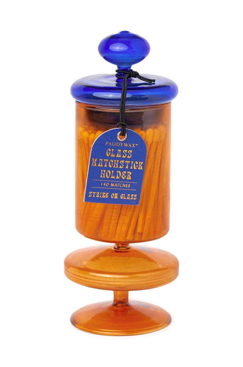 Paddywax chibrituri într-un borcan de sticlă .Bubble Glass Match Holder 140-pack Paddywax chibrituri într-un borcan de sticlă .Bubble Glass Match Holder 140-pack