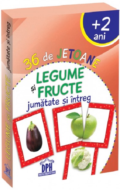 36 de jetoane - Legume si fructe |