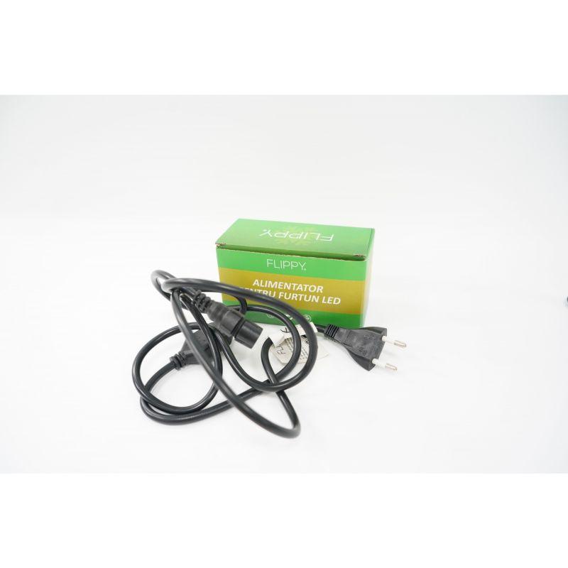 Alimentator pentru furtun luminos, fara joc de lumini, 220 V, 3 A, max, 660 W, eMazing, fir negru Alimentator pentru furtun luminos, fara joc de lumini, 220 V, 3 A, max, 660 W, eMazing, fir negru