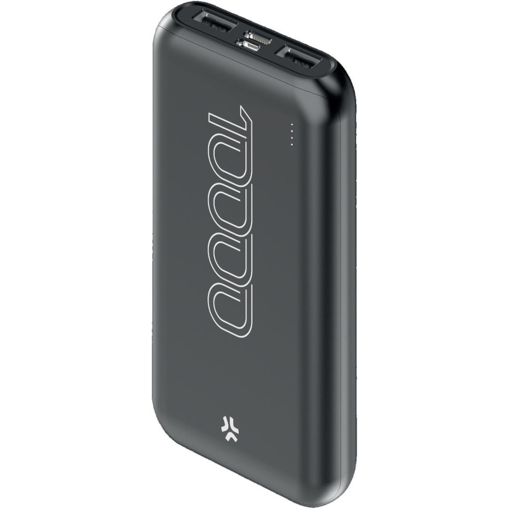 Acumulator extern Celly Energy, 2 x USB-A, 10 W, 10000 mAh, Negru Acumulator extern Celly Energy, 2 x USB-A, 10 W, 10000 mAh, Negru