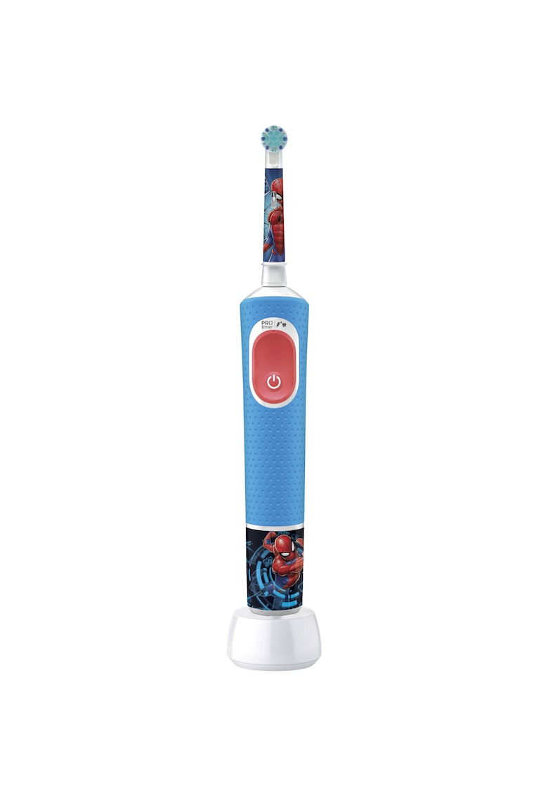 Periuta de dinti electrica Pro Kids pentru copii - Curatare 2D - 2 programe - 1 capat - 4 autocolante - pentru 3+ ani Periuta de dinti electrica Pro Kids pentru copii - Curatare 2D - 2 programe - 1 capat - 4 autocolante - pentru 3+ ani