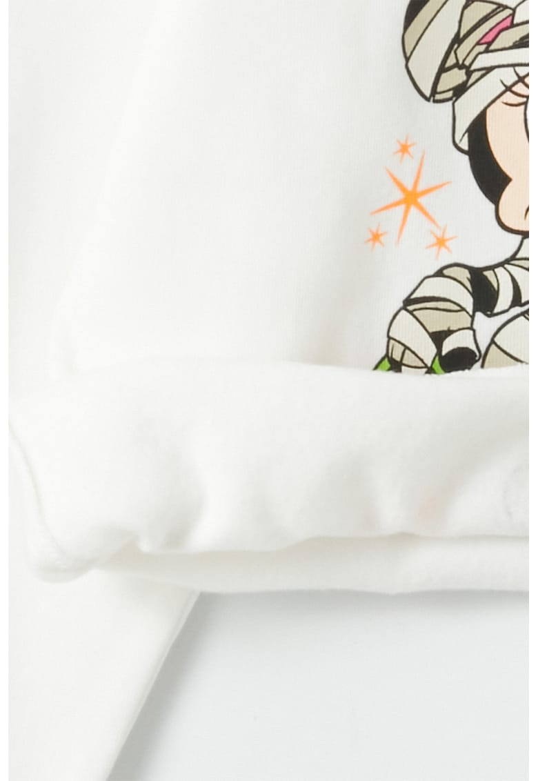 Bluza de trening cu captuseala din fleece si imprimeu tematic Disney Bluza de trening cu captuseala din fleece si imprimeu tematic Disney