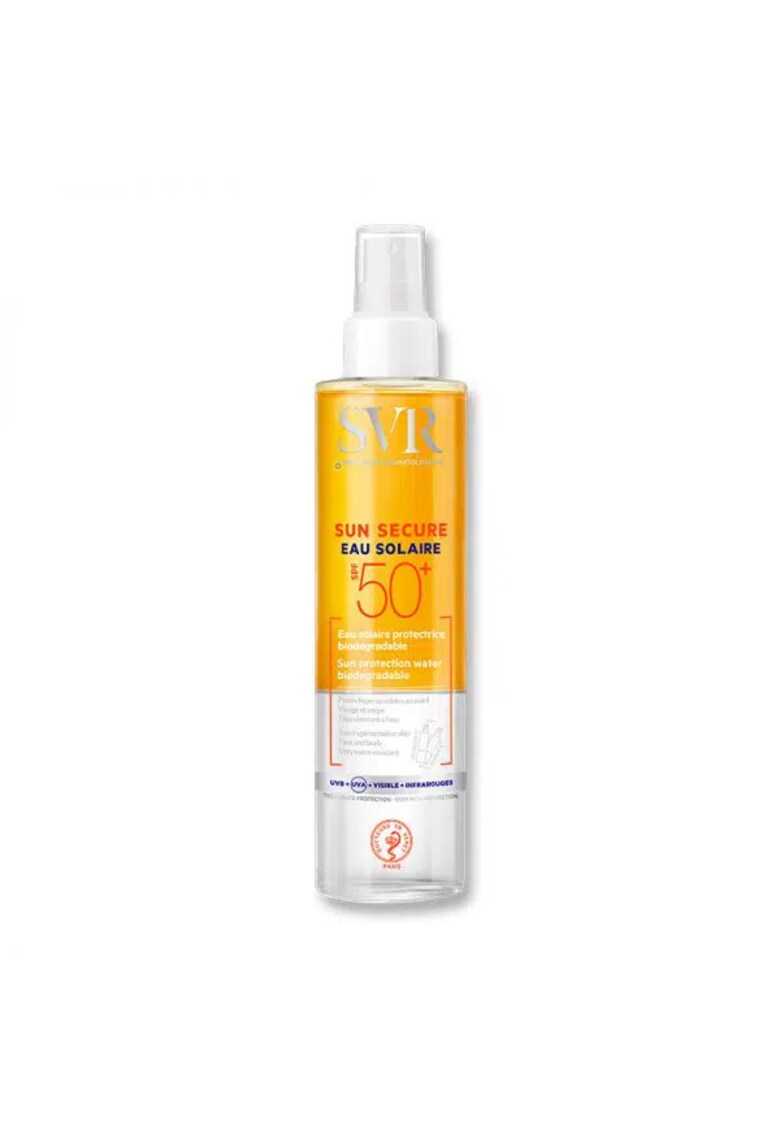 Apa pentru protectie solara - formula biodegradabila cu SPF50+ - Sun Secure - 200 ml Apa pentru protectie solara - formula biodegradabila cu SPF50+ - Sun Secure - 200 ml