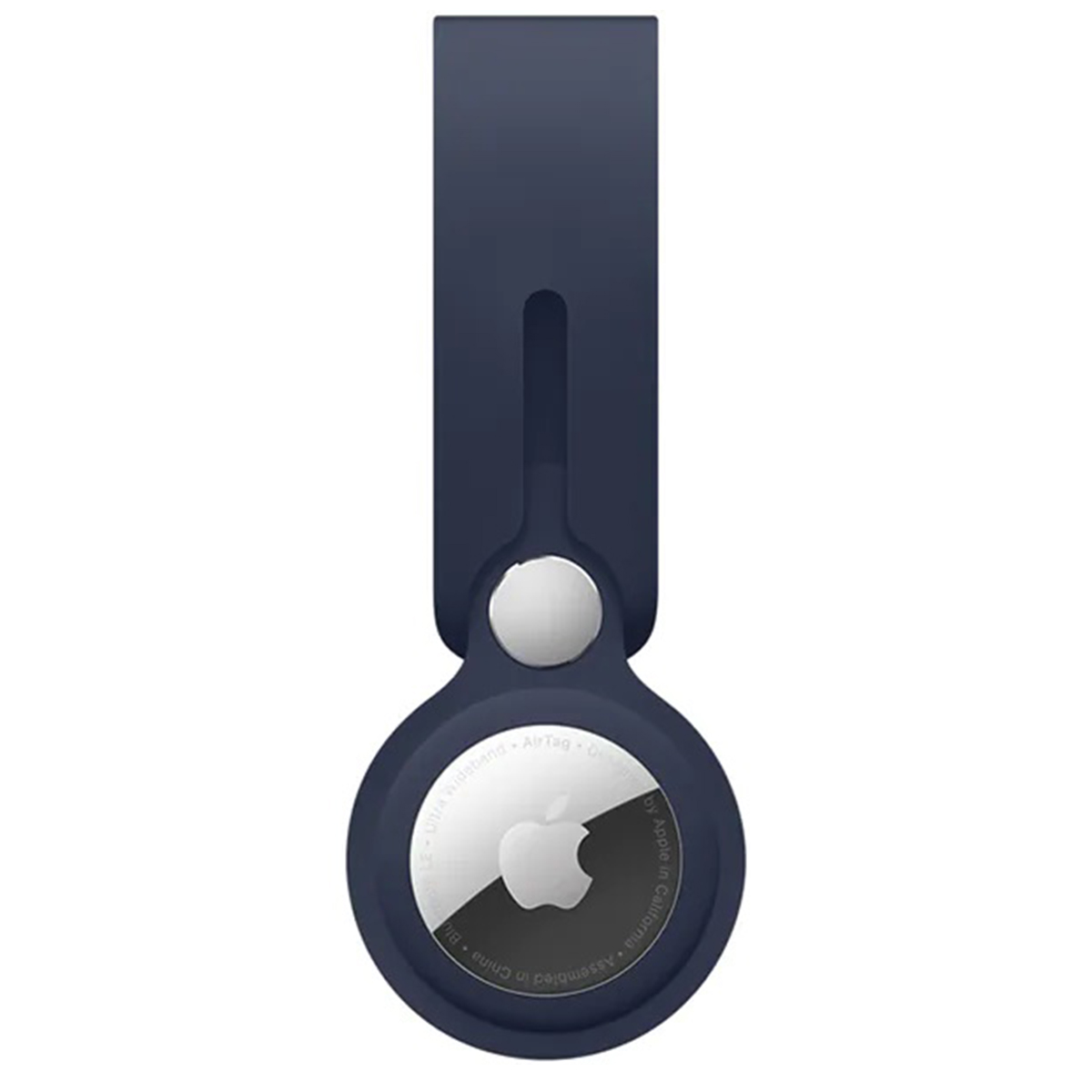 Accesoriu AirTag Apple Leather Loop pentru Apple AirTag, Albastru Deep Navy Accesoriu AirTag Apple Leather Loop pentru Apple AirTag, Albastru Deep Navy