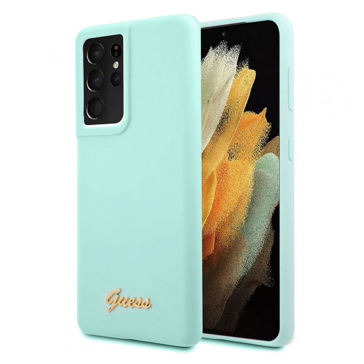 Husa de protectie telefon Guess pentru Samsung Galaxy S21 Ultra , Model Liquid Silicone, Silicon, GUHCS21LLSLMGLB, Albastru Husa de protectie telefon Guess pentru Samsung Galaxy S21 Ultra , Model Liquid Silicone, Silicon, GUHCS21LLSLMGLB, Albastru