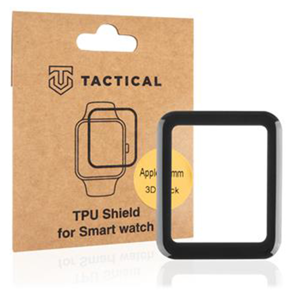 Folie de protectie smartwatch Tactical, TPU Shield 3D pentru Apple Watch 7 41mm, Transparent Folie de protectie smartwatch Tactical, TPU Shield 3D pentru Apple Watch 7 41mm, Transparent