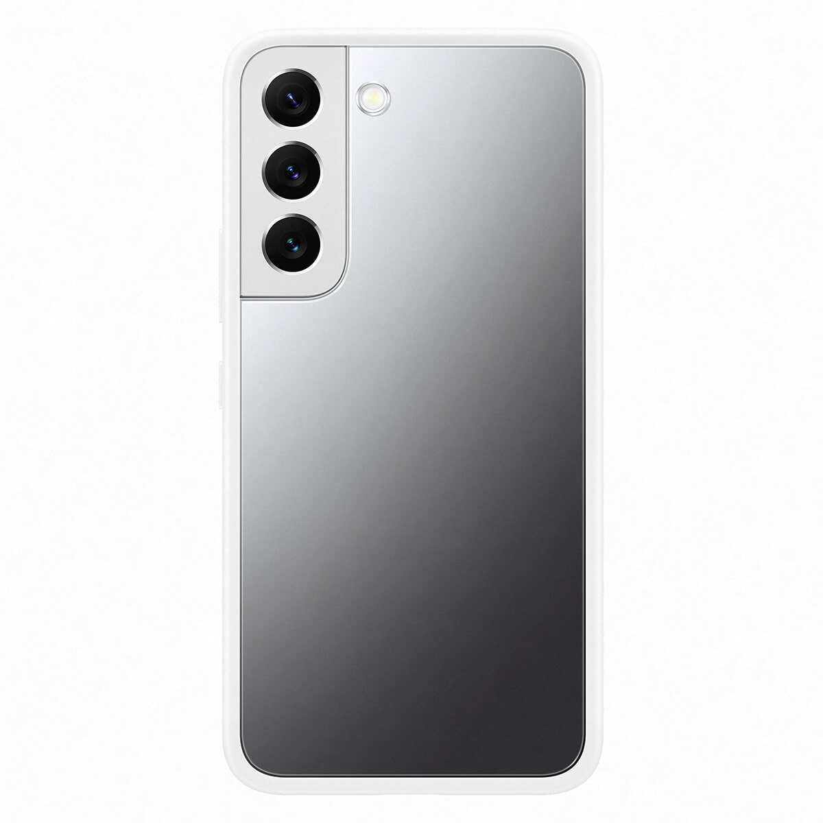 Husa de protectie telefon Samsung, Frame Cover pentru Samsung Galaxy S22+, White Husa de protectie telefon Samsung, Frame Cover pentru Samsung Galaxy S22+, White