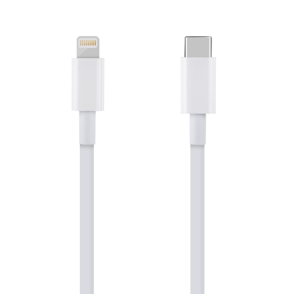 Cablu de date si incarcare OBAL:ME, Fast Charge USB-C/Lightning, 1m, Alb Cablu de date si incarcare OBAL:ME, Fast Charge USB-C/Lightning, 1m, Alb