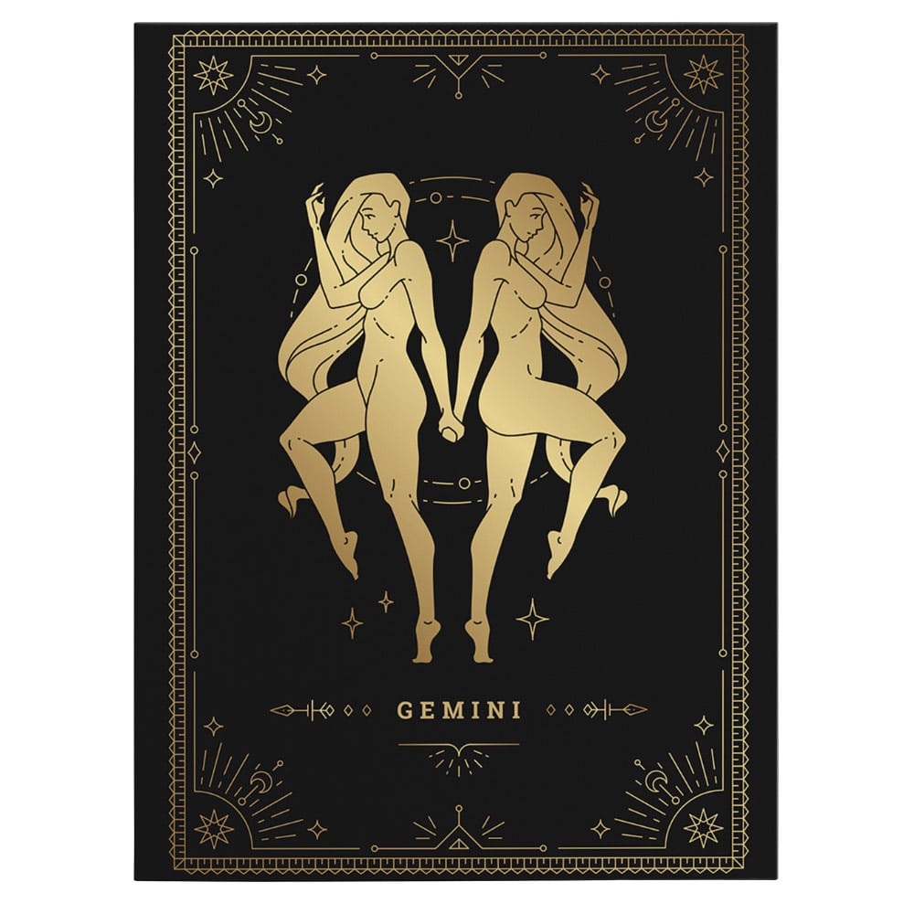 Tablou zodia gemeni auriu - Material produs:: Poster pe hartie FARA RAMA, Dimensiunea:: 60x90 cm Tablou zodia gemeni auriu - Material produs:: Poster pe hartie FARA RAMA, Dimensiunea:: 60x90 cm