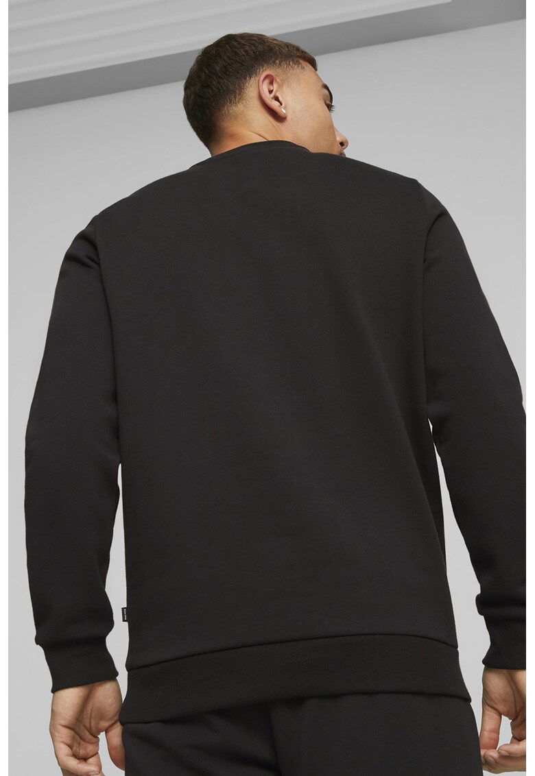 Bluza de trening cu decolteu la baza gatului si imprimeu logo Essentials Bluza de trening cu decolteu la baza gatului si imprimeu logo Essentials