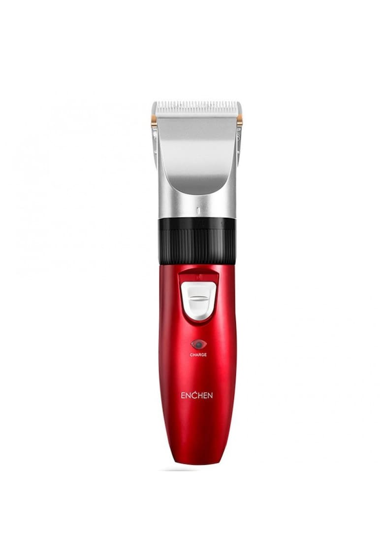 Aparat de tuns barba si parul SHARP R - Lame din titan si ceramica - 45 minute autonomie - Rosu Aparat de tuns barba si parul SHARP R - Lame din titan si ceramica - 45 minute autonomie - Rosu