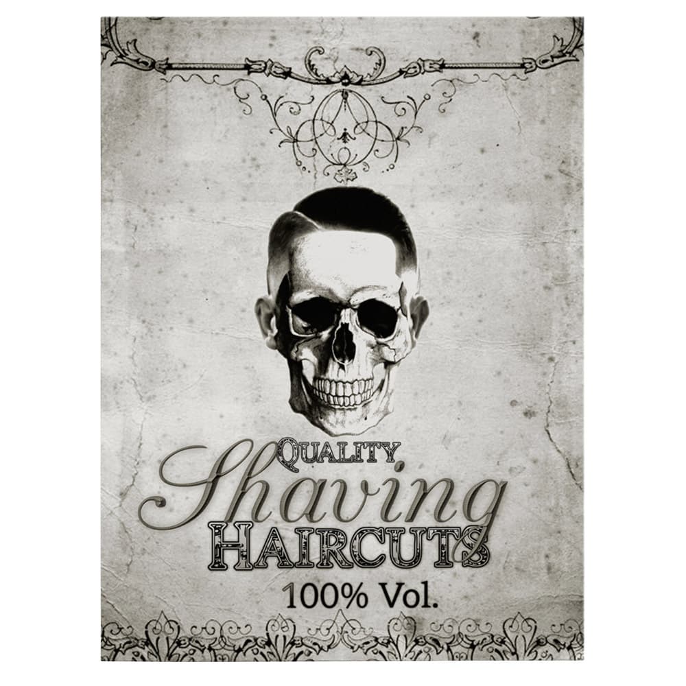 Barber Shop Tablou Craniu Vintage - Material produs:: Poster pe hartie FARA RAMA, Dimensiunea:: 60x80 cm Barber Shop Tablou Craniu Vintage - Material produs:: Poster pe hartie FARA RAMA, Dimensiunea:: 60x80 cm