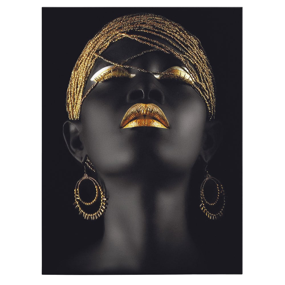Machiaj auriu tablou portret femeie - Material produs:: Poster pe hartie FARA RAMA, Dimensiunea:: 20x30 cm Machiaj auriu tablou portret femeie - Material produs:: Poster pe hartie FARA RAMA, Dimensiunea:: 20x30 cm