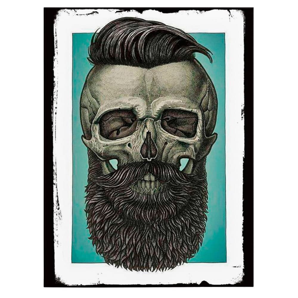 Barber Shop Tablou Craniu Vintage - Material produs:: Poster pe hartie FARA RAMA, Dimensiunea:: 30x40 cm Barber Shop Tablou Craniu Vintage - Material produs:: Poster pe hartie FARA RAMA, Dimensiunea:: 30x40 cm