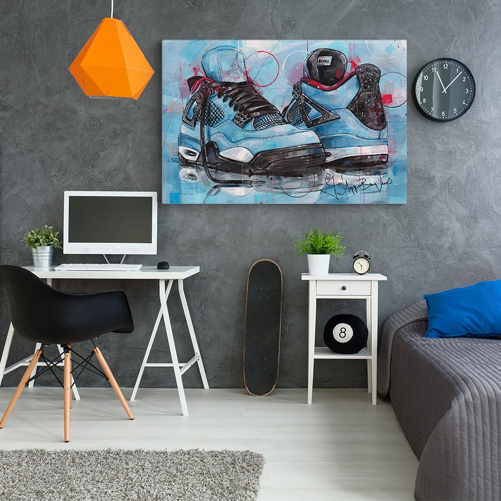 Jordan 4 Air tablou - Material produs:: Poster pe hartie FARA RAMA, Dimensiunea:: A0 84,1x118,9 cm Jordan 4 Air tablou - Material produs:: Poster pe hartie FARA RAMA, Dimensiunea:: A0 84,1x118,9 cm