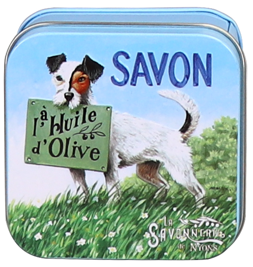 Sapun in cutie metalica - Chien Jack R | La Savonnerie de Nyons Sapun in cutie metalica - Chien Jack R | La Savonnerie de Nyons