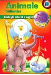 Animale salbatice - Carte de colorat si activitati