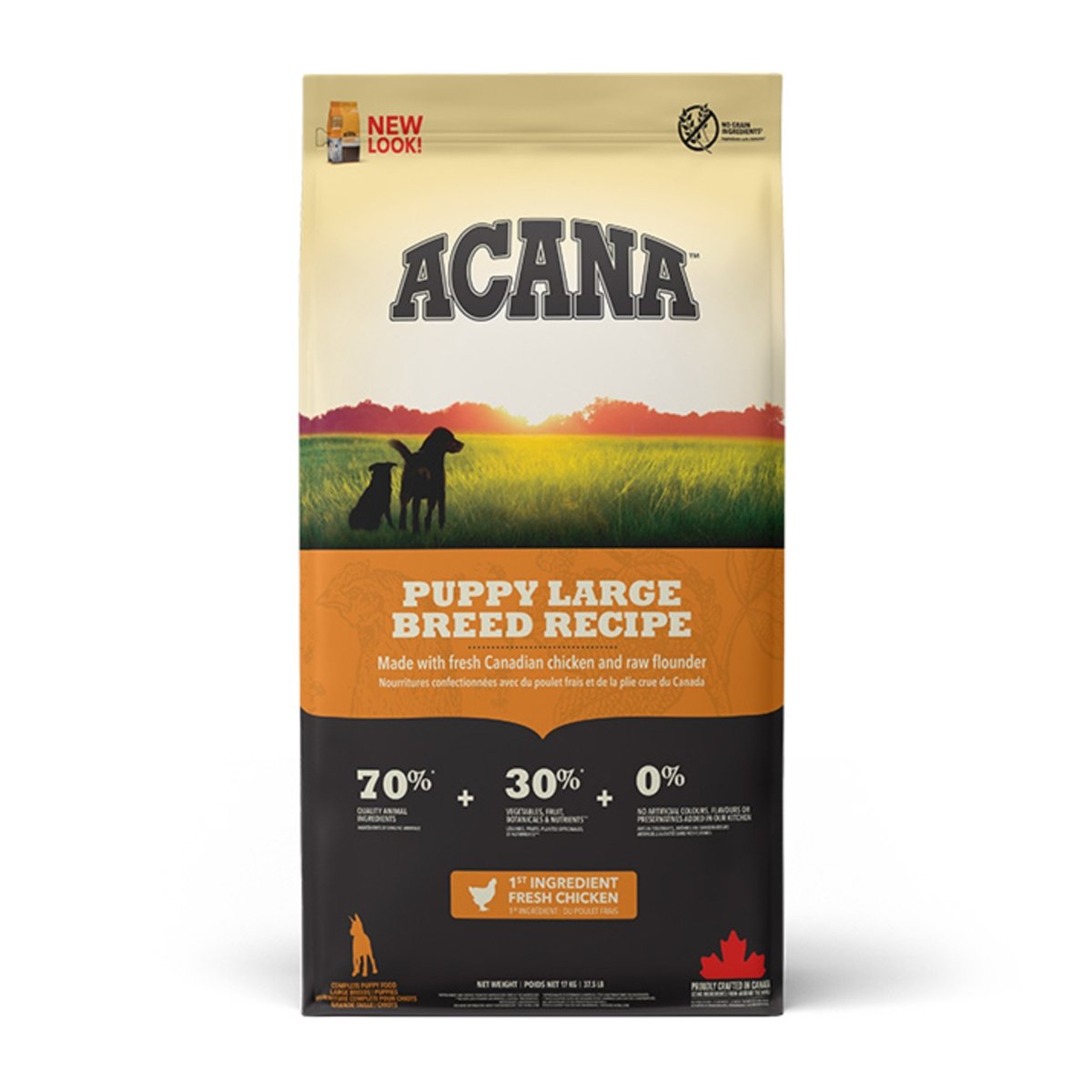 ACANA Dog Puppy Large Breed, hrană uscată fără cereale câini junior ACANA Dog Puppy Large Breed, L-XL, Pui, hrană uscată fără cereale câini junior, 11.4kg ACANA Dog Puppy Large Breed, hrană uscată fără cereale câini junior ACANA Dog Puppy Large Breed, L-XL, Pui, hrană uscată fără cereale câini junior, 11.4kg