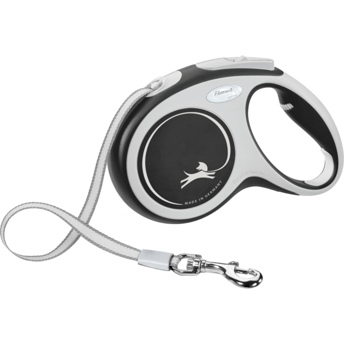 FLEXI New Comfort, lesă retractabilă câini, bandă FLEXI New Comfort M, lesă retractabilă câini, 25kg, bandă, 5m, negru FLEXI New Comfort, lesă retractabilă câini, bandă FLEXI New Comfort M, lesă retractabilă câini, 25kg, bandă, 5m, negru