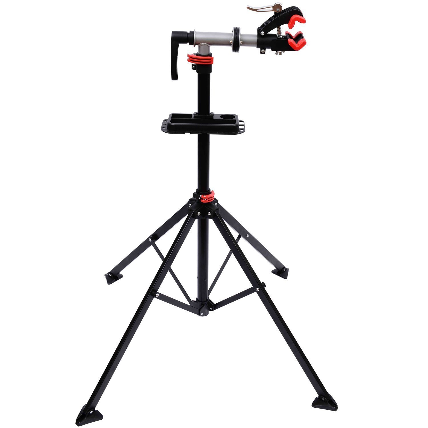HOMCOM Suport reparare bicicletă Pliabil 75x75x100-160cm | Aosom Ro HOMCOM Suport reparare bicicletă Pliabil 75x75x100-160cm | Aosom Ro