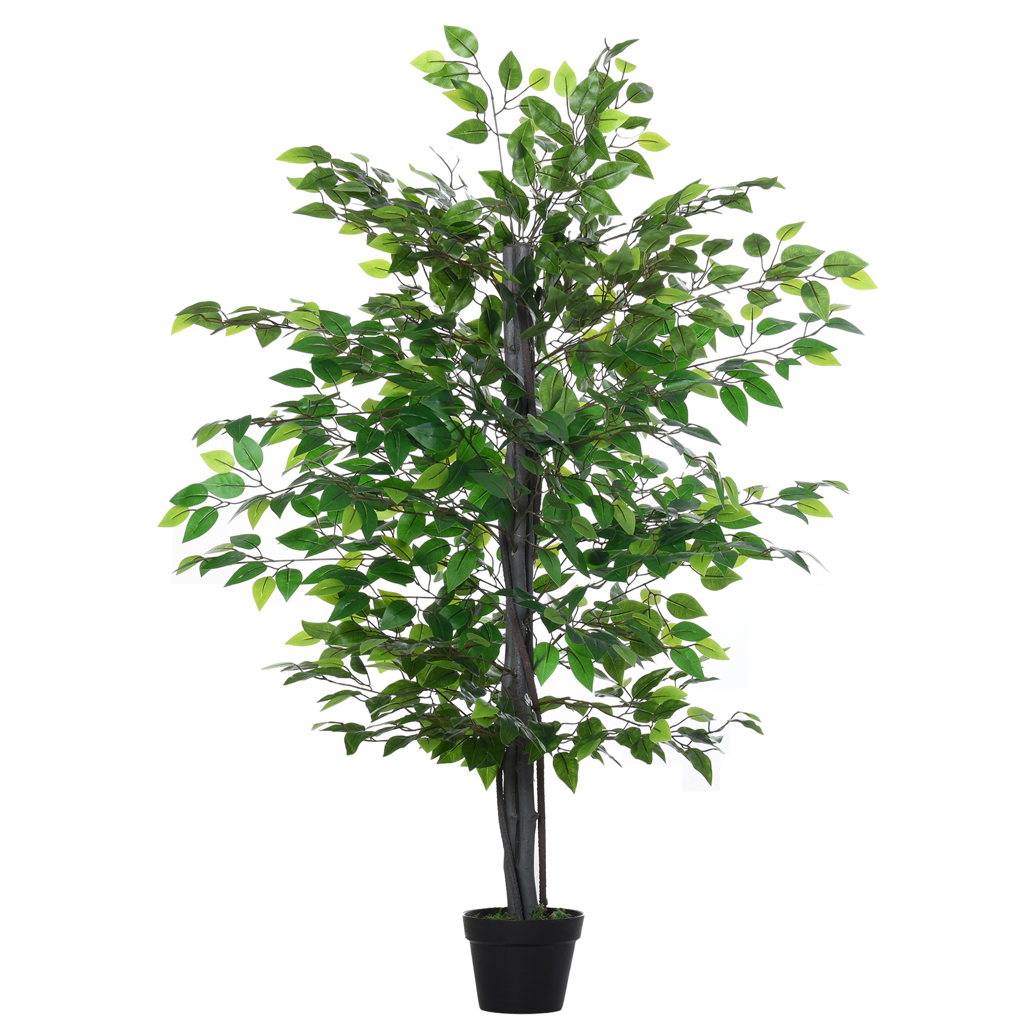 Arbore Artificial de Banan Outsunny, Planta Artificiala, bananier artificial | AOSOM RO Arbore Artificial de Banan Outsunny, Planta Artificiala, bananier artificial | AOSOM RO