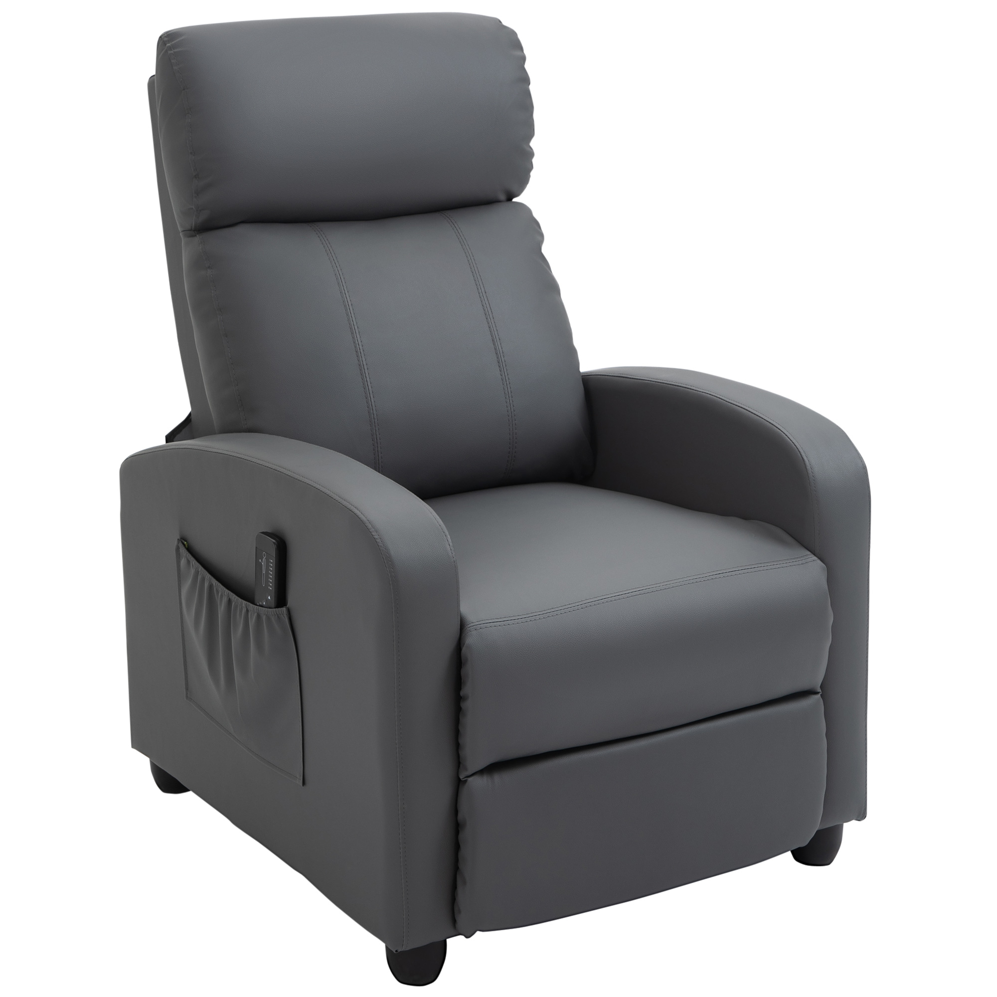 Fotoliu Reclinabil de Relaxare cu Masaj HOMCOM, Confortabil, cu Telecomandă, Gri | Aosom Romania Fotoliu Reclinabil de Relaxare cu Masaj HOMCOM, Confortabil, cu Telecomandă, Gri | Aosom Romania