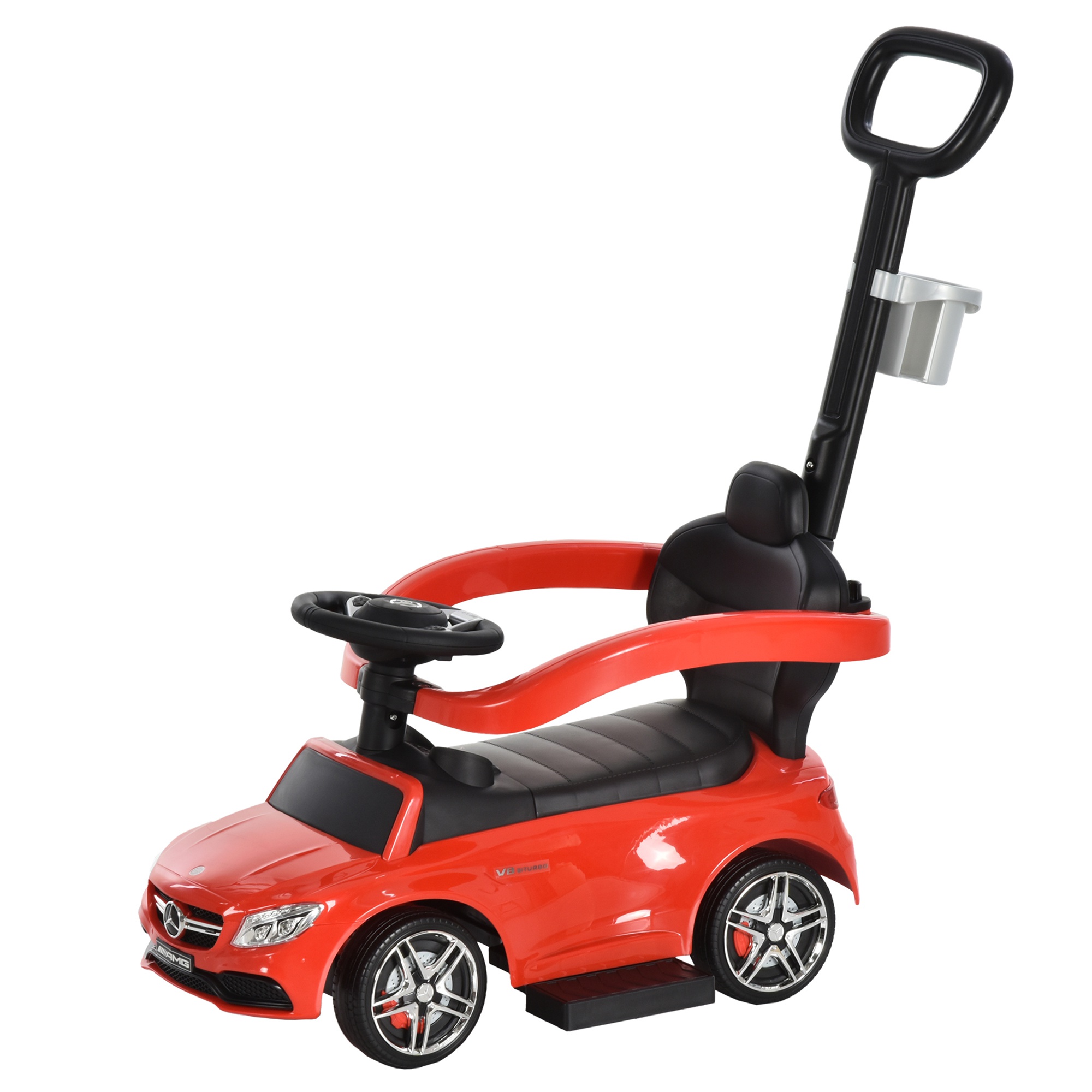 HOMCOM Mașină pentru Copii 12-36 Luni cu Maner, Centuri de Siguranță Detasabile, Licență Mercedes, Roșie | Aosom Romania HOMCOM Mașină pentru Copii 12-36 Luni cu Maner, Centuri de Siguranță Detasabile, Licență Mercedes, Roșie | Aosom Romania