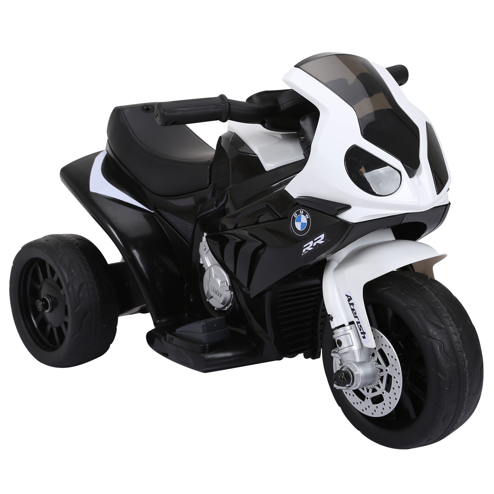 HOMCOM Motocicletă Electrică pentru Copii Licențiată BMW, 3 Roti, Baterie 6V, Alb și Negru | Aosom Romania HOMCOM Motocicletă Electrică pentru Copii Licențiată BMW, 3 Roti, Baterie 6V, Alb și Negru | Aosom Romania