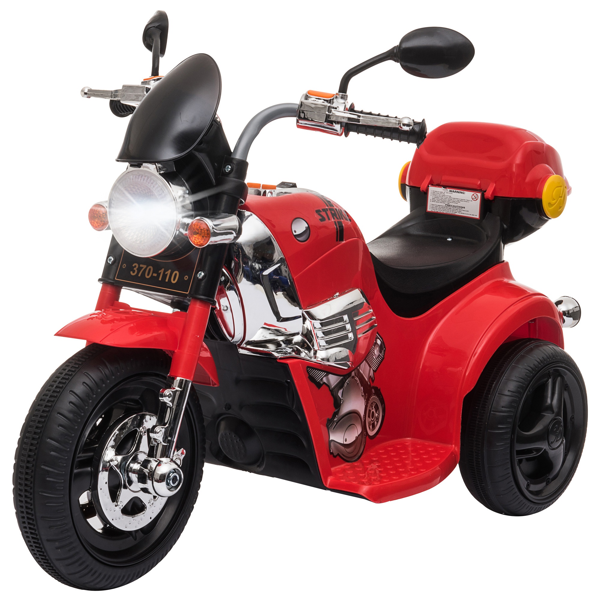HOMCOM motocicleta electrica pentru copii, 87x46x54 cm, rosie | AOSOM RO HOMCOM motocicleta electrica pentru copii, 87x46x54 cm, rosie | AOSOM RO