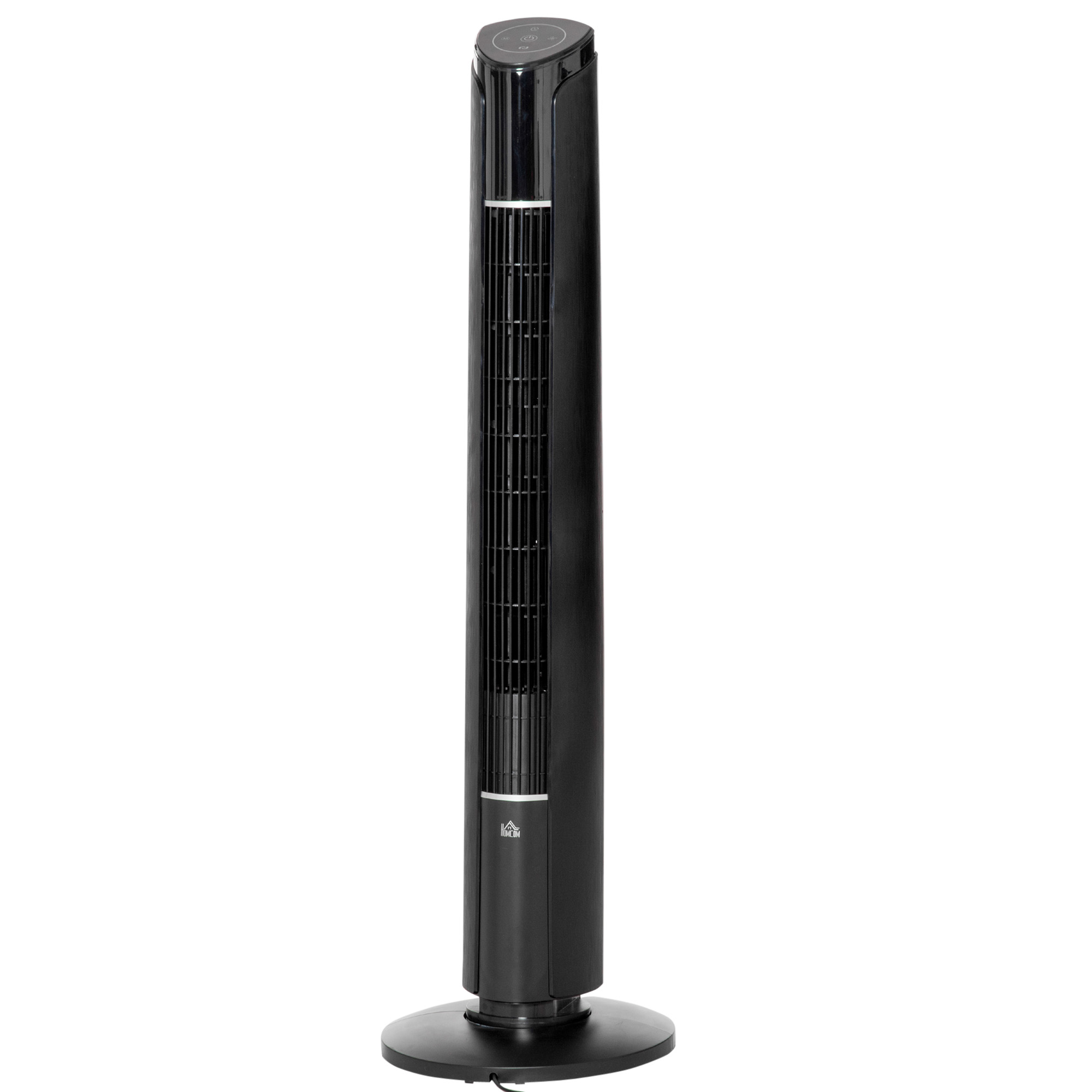 HOMCOM Ventilator de Turn, 3 Viteze, 4 Moduri, Control prin Telecomandă, Ecran LED, Negru | Aosom Romania HOMCOM Ventilator de Turn, 3 Viteze, 4 Moduri, Control prin Telecomandă, Ecran LED, Negru | Aosom Romania