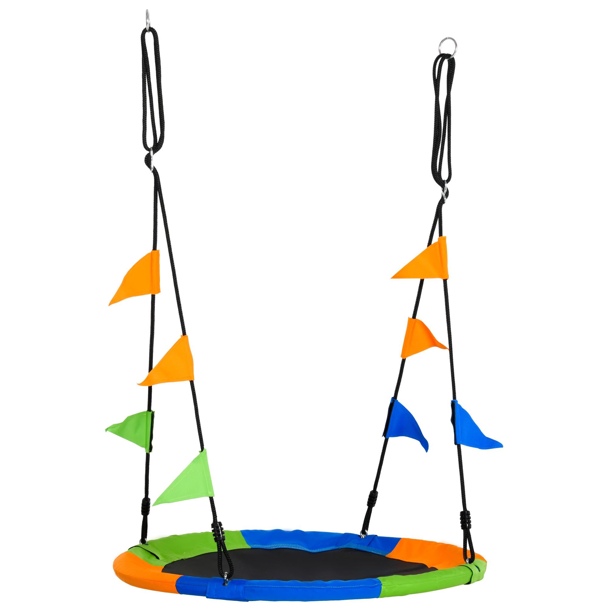 Leagan rotund Outsunny, pentru copii +3 ani, multicolor | Aosom RO Leagan rotund Outsunny, pentru copii +3 ani, multicolor | Aosom RO
