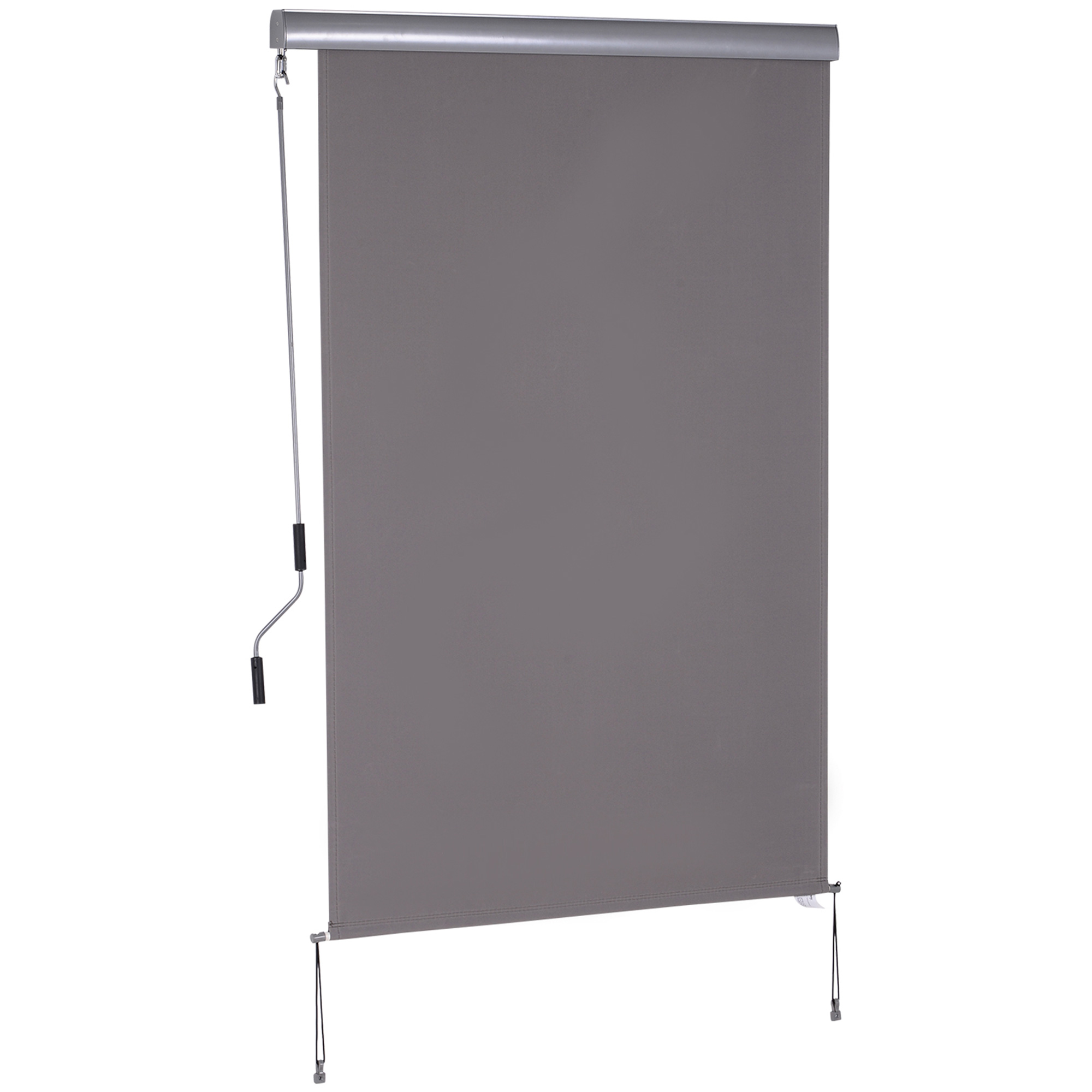 Outsunny Copertină Retractabilă Manuală pentru Terasă, Protecție Solară, 120x200cm, Gri | Aosom Romania Outsunny Copertină Retractabilă Manuală pentru Terasă, Protecție Solară, 120x200cm, Gri | Aosom Romania