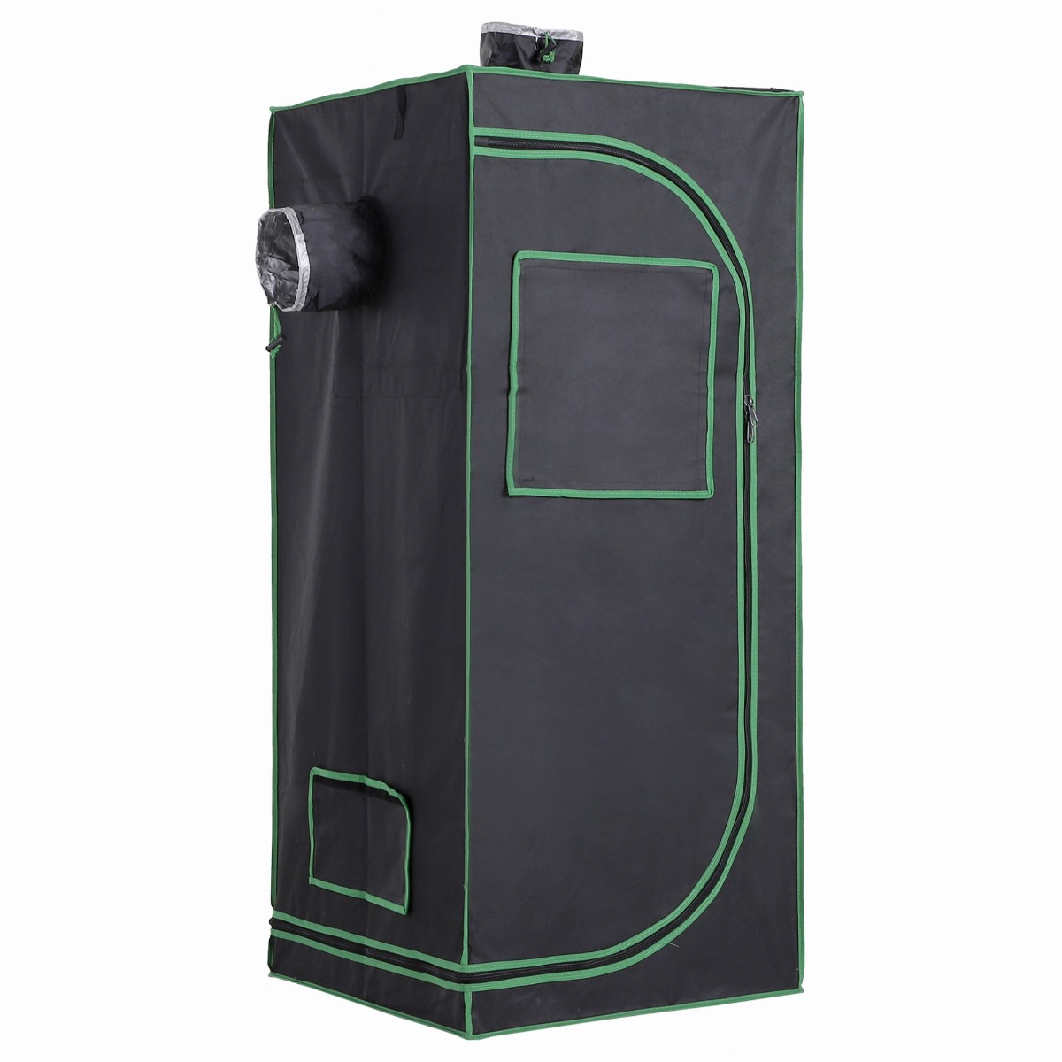 Outsunny Cort pentru Cultura Hidroponică, Spațiu de Creștere Plante, 60x60x140 cm, Rezistent la Lumină, Negru | Aosom Romania Outsunny Cort pentru Cultura Hidroponică, Spațiu de Creștere Plante, 60x60x140 cm, Rezistent la Lumină, Negru | Aosom Romania
