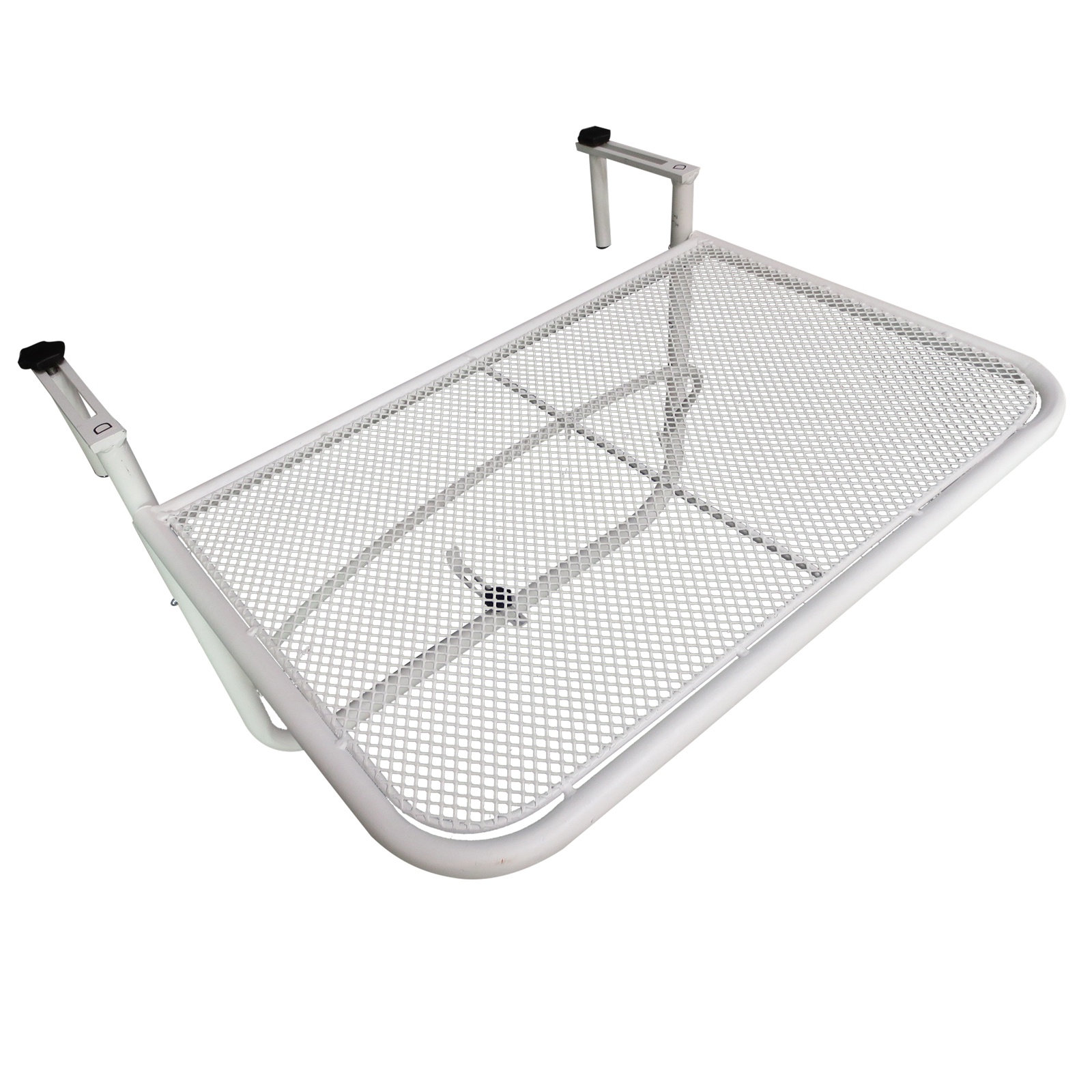 Outsunny Măsuță Suspendată pentru Balcon, Suport Reglabil pe Înălțime, Ideală pentru Spații Reduse, 60x56.5x45cm, Alb | Aosom Romania Outsunny Măsuță Suspendată pentru Balcon, Suport Reglabil pe Înălțime, Ideală pentru Spații Reduse, 60x56.5x45cm, Alb | Aosom Romania