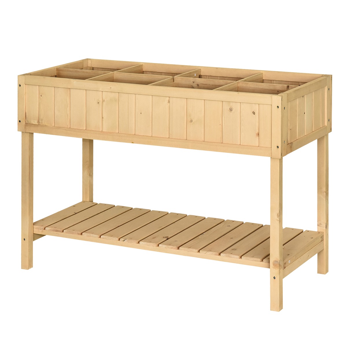 Outsunny Suport pentru Plante cu 8 Rafturi, Suport Lemn pentru Grădină, 120x60x81 cm | Aosom Romania Outsunny Suport pentru Plante cu 8 Rafturi, Suport Lemn pentru Grădină, 120x60x81 cm | Aosom Romania