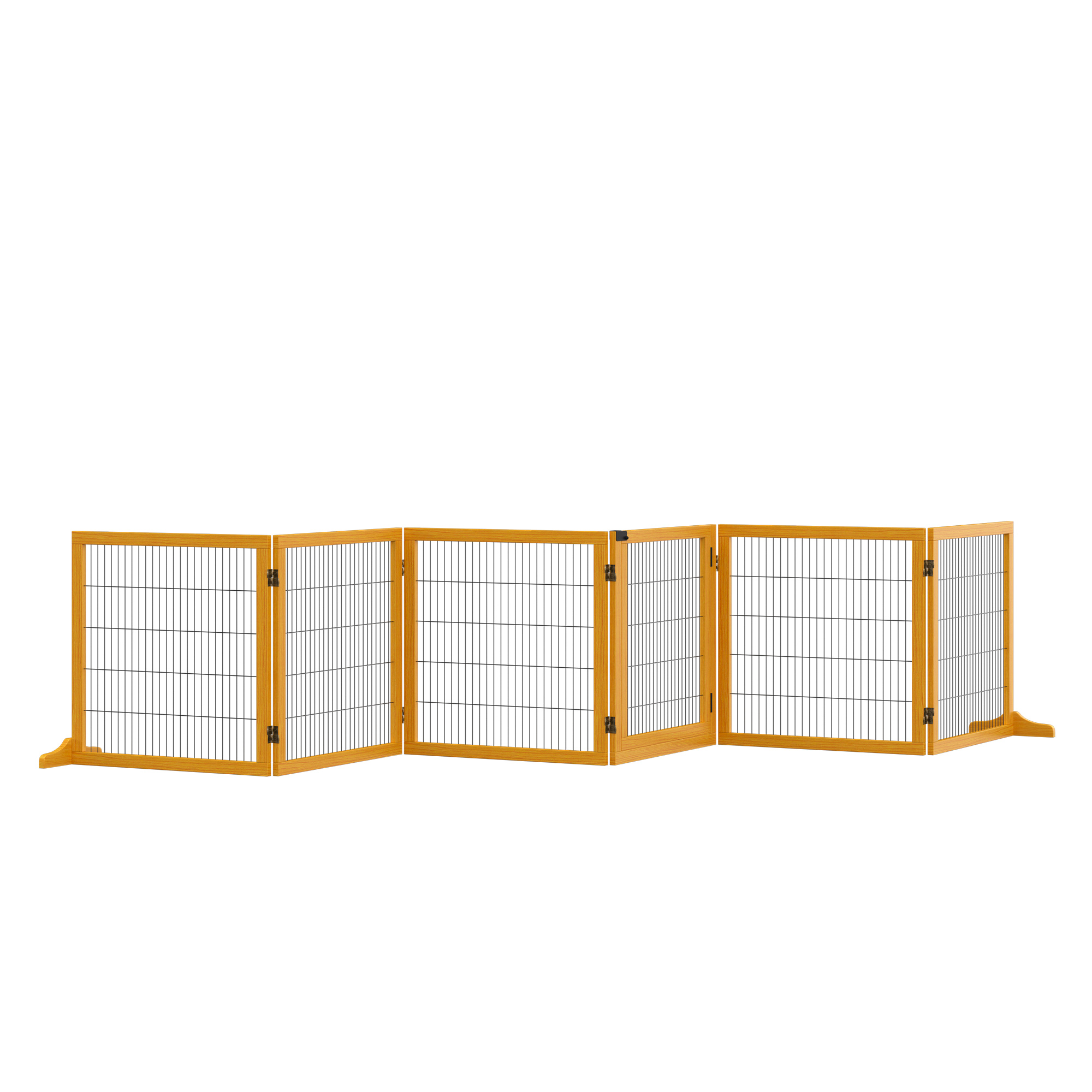 PawHut gard limitare acces caini talie mica, 432x36x70cm | AOSOM RO PawHut gard limitare acces caini talie mica, 432x36x70cm | AOSOM RO