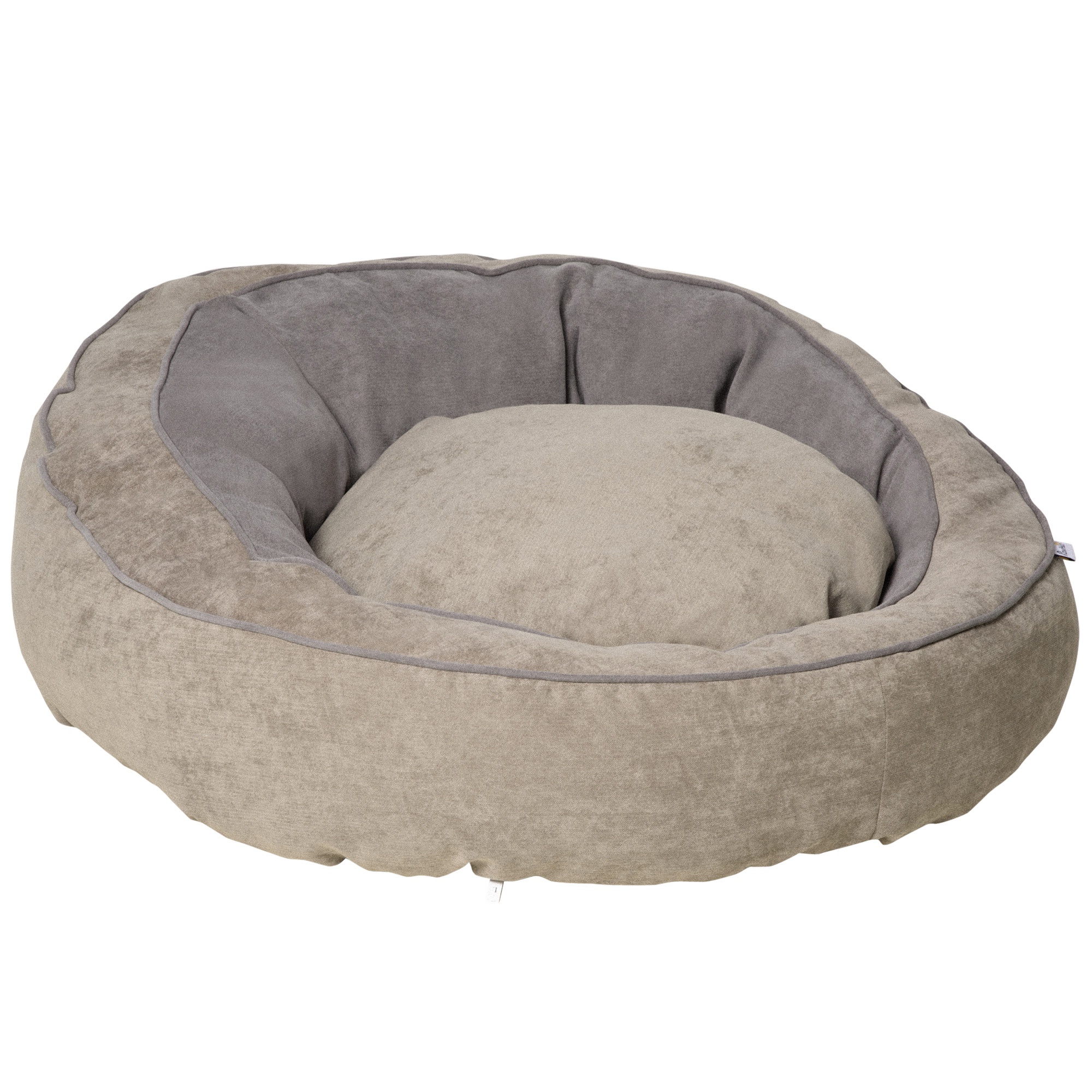 PawHut Pat pentru Animale de Companie Capitonat, Confortabil pentru Câini/Pisici, 85x85x35 cm, Gri | Aosom Romania PawHut Pat pentru Animale de Companie Capitonat, Confortabil pentru Câini/Pisici, 85x85x35 cm, Gri | Aosom Romania