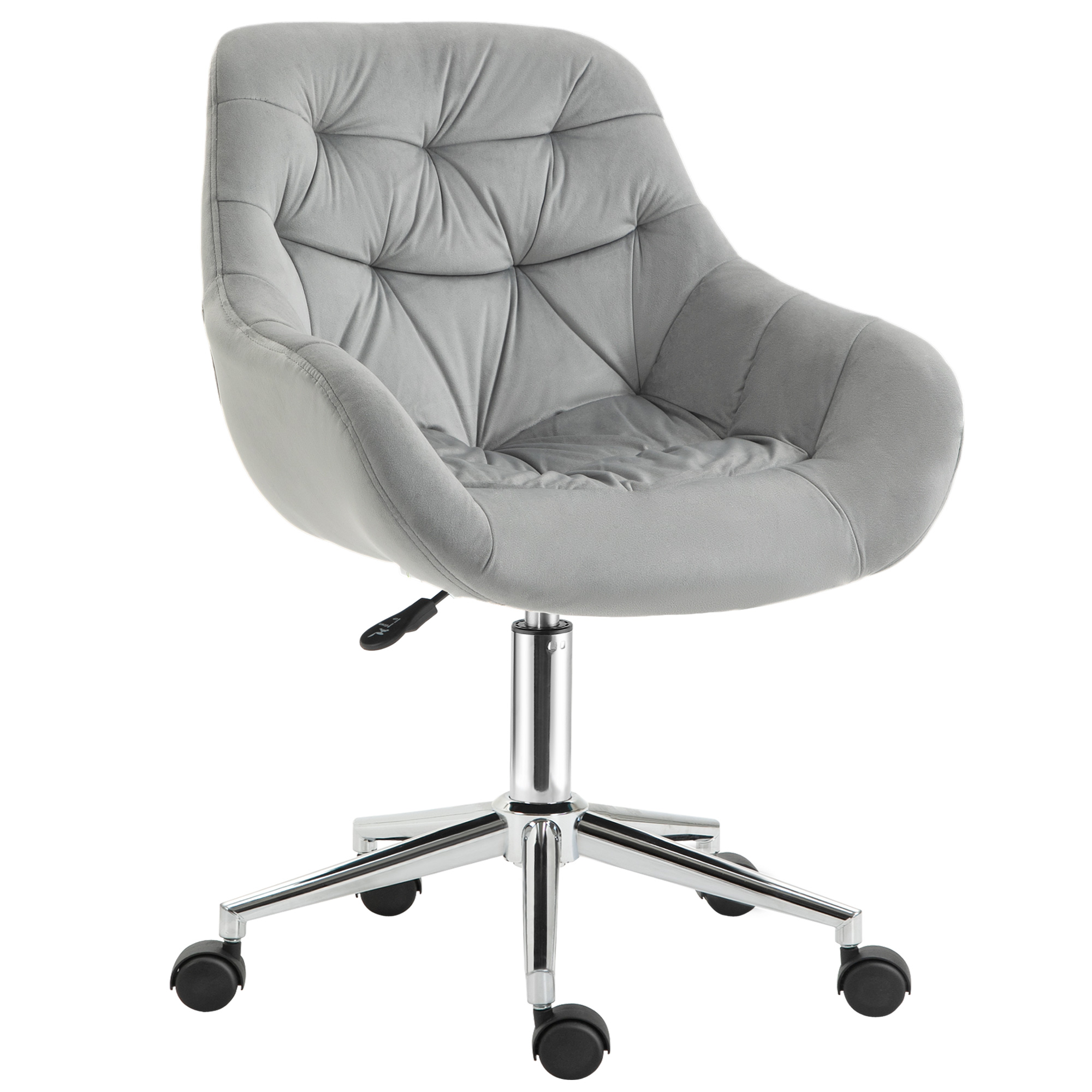 Vinsetto scaun ergonomic de birou, 59x58x80-90 cm, gri | AOSOM RO Vinsetto scaun ergonomic de birou, 59x58x80-90 cm, gri | AOSOM RO