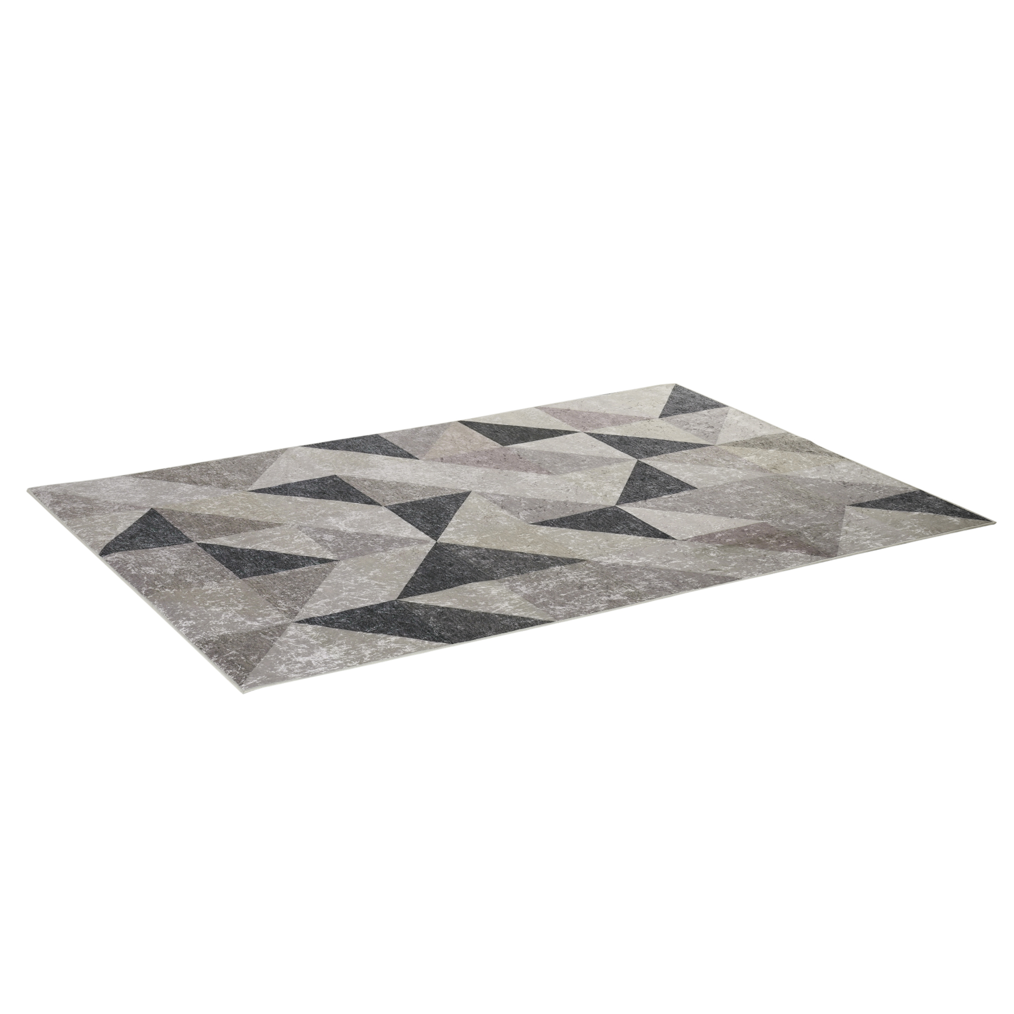 HOMCOM Covor gri modern, covoare geometrice covor mare pentru sufragerie, dormitor, sufragerie, 140x200 cm HOMCOM Covor gri modern, covoare geometrice covor mare pentru sufragerie, dormitor, sufragerie, 140x200 cm