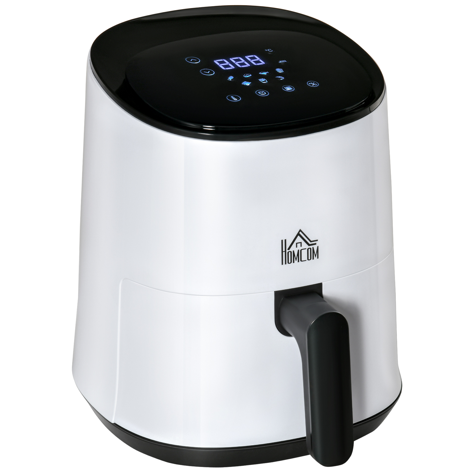 HOMCOM Friteuza Aer Calorifer 2.5L 1300W Compactă Ușor de Curățat 33.9x24.9x29.9cm | Aosom Romania HOMCOM Friteuza Aer Calorifer 2.5L 1300W Compactă Ușor de Curățat 33.9x24.9x29.9cm | Aosom Romania