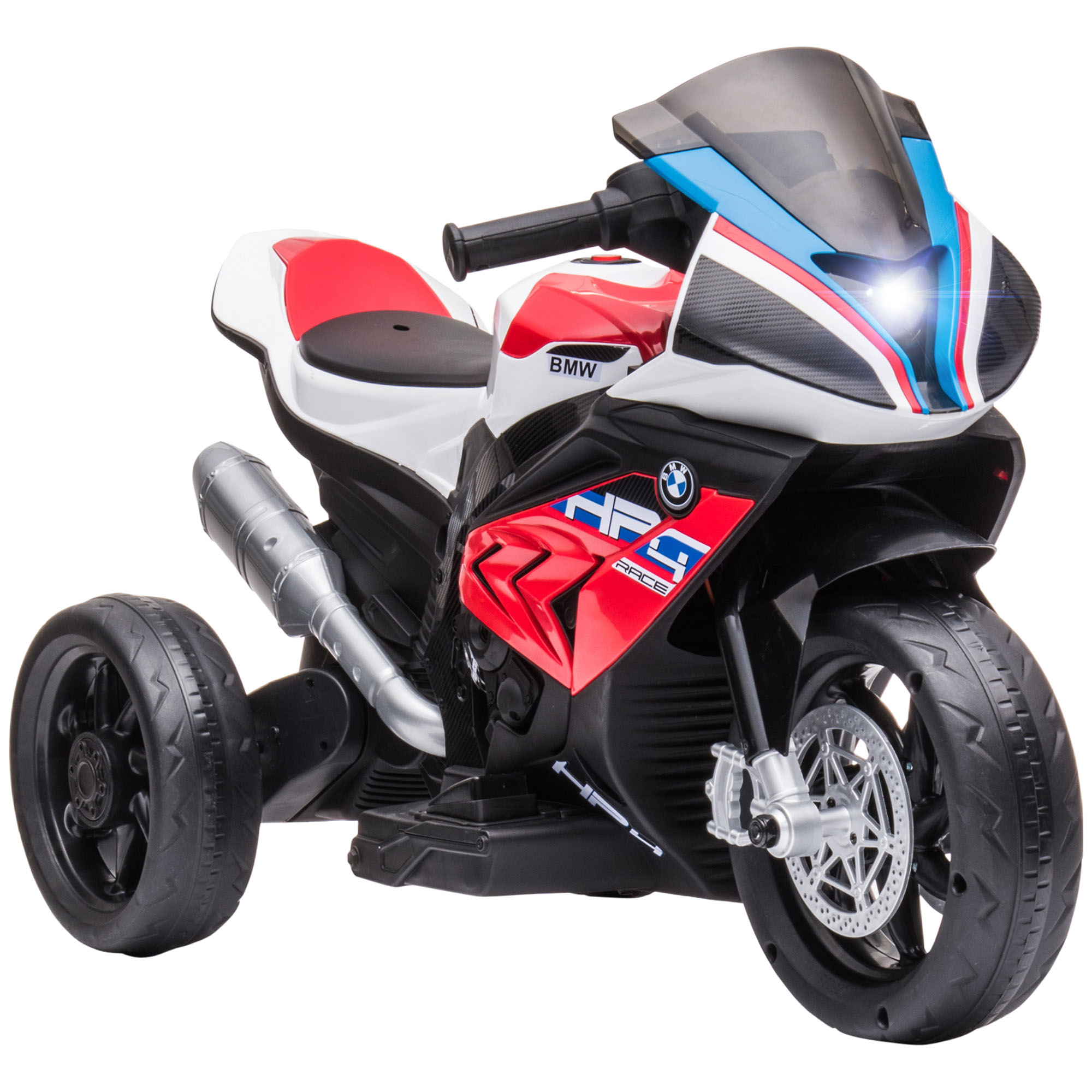HOMCOM Motocicletă Electrică pentru Copii BMW HP4 cu Licență, 3 Roți, 6V, Jucărie de Rulare | Aosom Romania HOMCOM Motocicletă Electrică pentru Copii BMW HP4 cu Licență, 3 Roți, 6V, Jucărie de Rulare | Aosom Romania