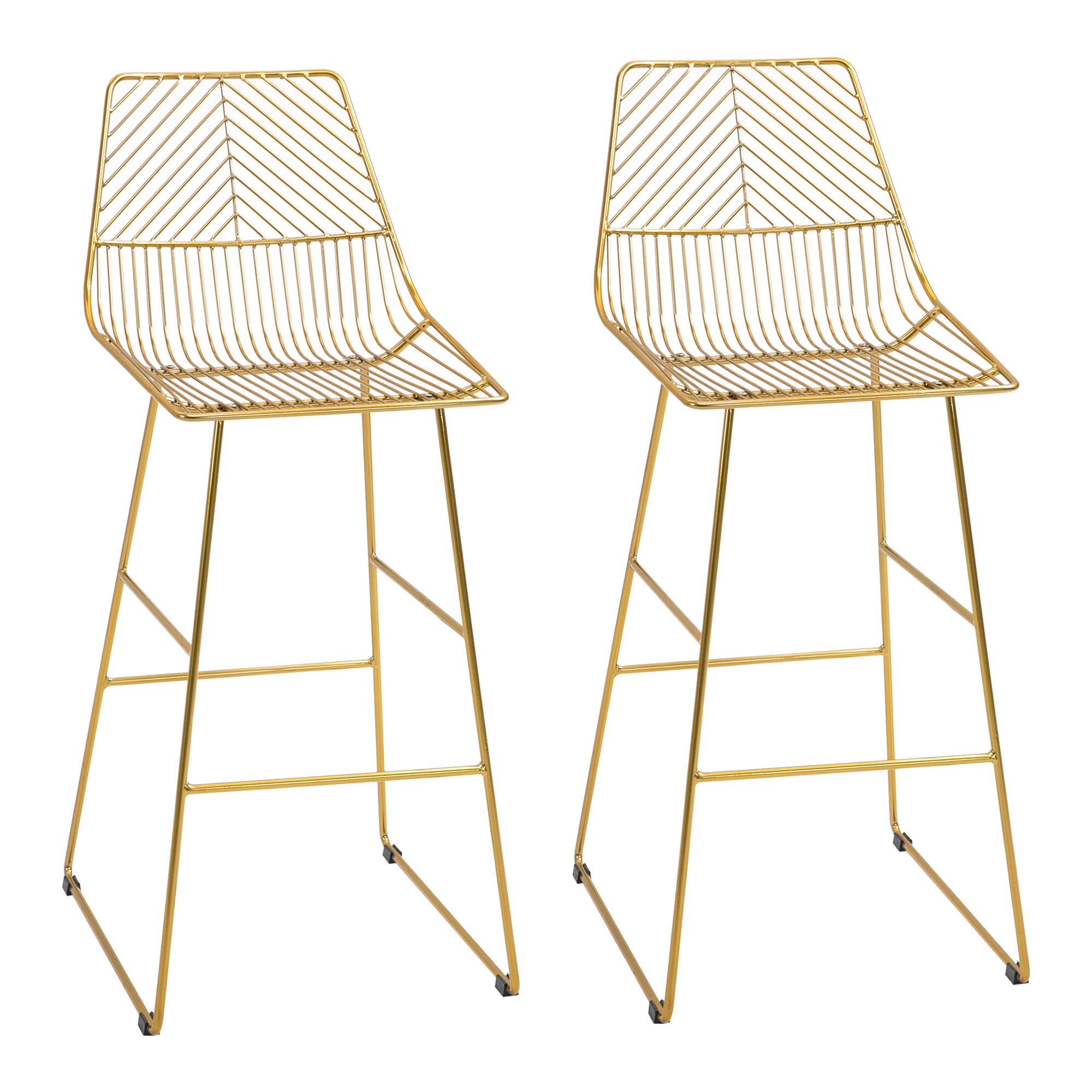 HOMCOM Set 2 Scaune Bar Înalte, Design Modern cu Spătar Înalt și Suport pentru Picioare Aurii, 53x56x110cm, Auriu, Confort și Stil | Aosom Romania HOMCOM Set 2 Scaune Bar Înalte, Design Modern cu Spătar Înalt și Suport pentru Picioare Aurii, 53x56x110cm, Auriu, Confort și Stil | Aosom Romania