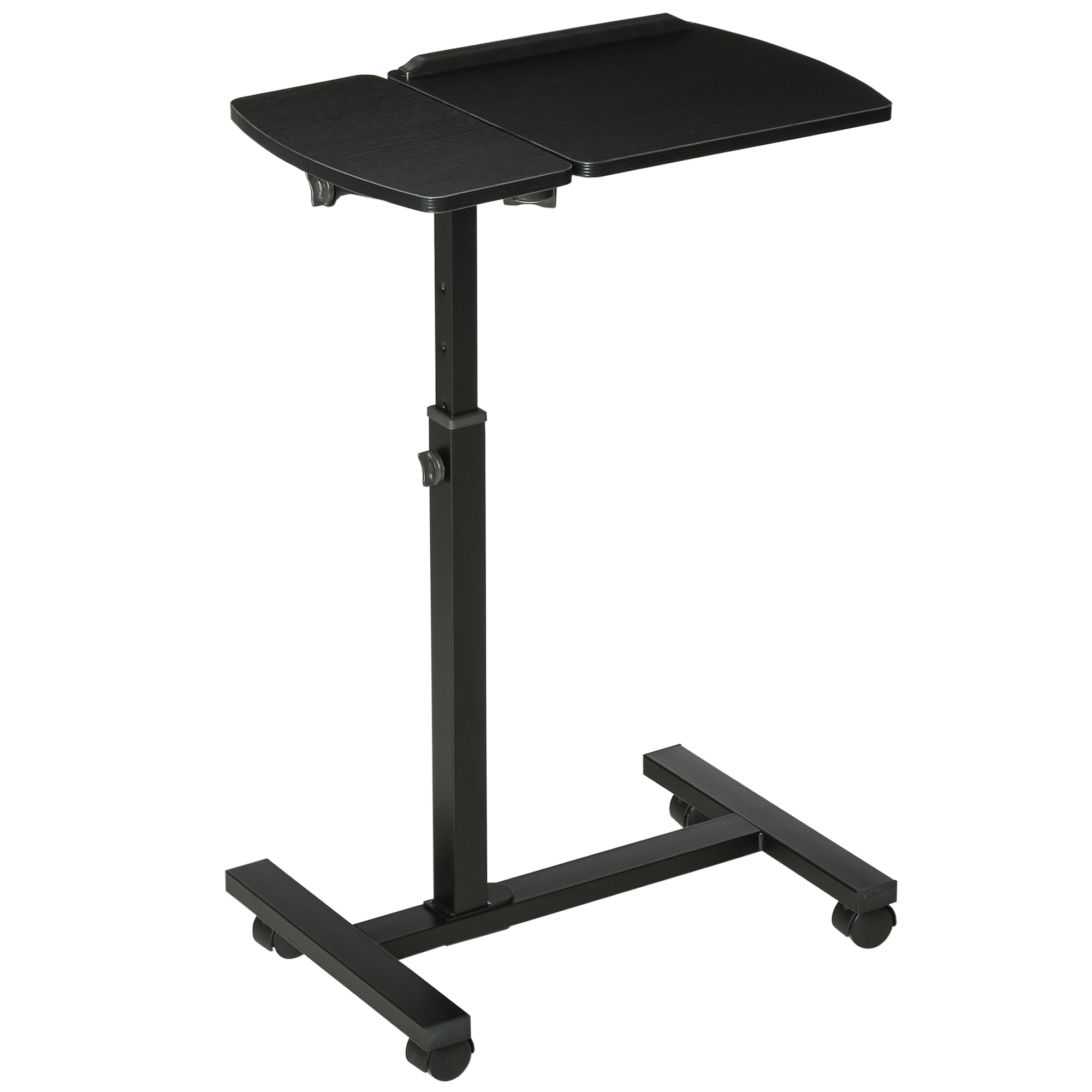 Masă cu Roți HOMCOM, Birou Mobil pentru Calculator, Înălțime Ajustabilă, 58x34x72-90cm, Ideal pentru Birou și Acasă | Aosom Romania Masă cu Roți HOMCOM, Birou Mobil pentru Calculator, Înălțime Ajustabilă, 58x34x72-90cm, Ideal pentru Birou și Acasă | Aosom Romania