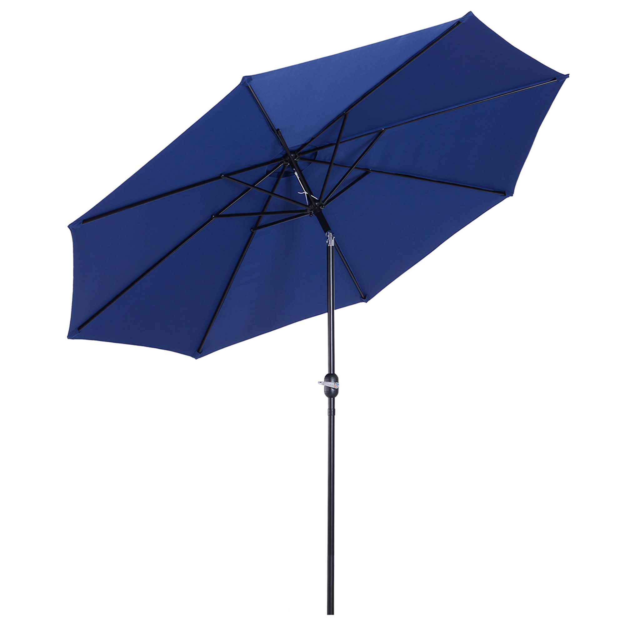 Outsunny Umbrelă pentru Grădină Φ300cm, Stâlp Demontabil, Metal și Poliester, Albastru | Aosom Romania Outsunny Umbrelă pentru Grădină Φ300cm, Stâlp Demontabil, Metal și Poliester, Albastru | Aosom Romania