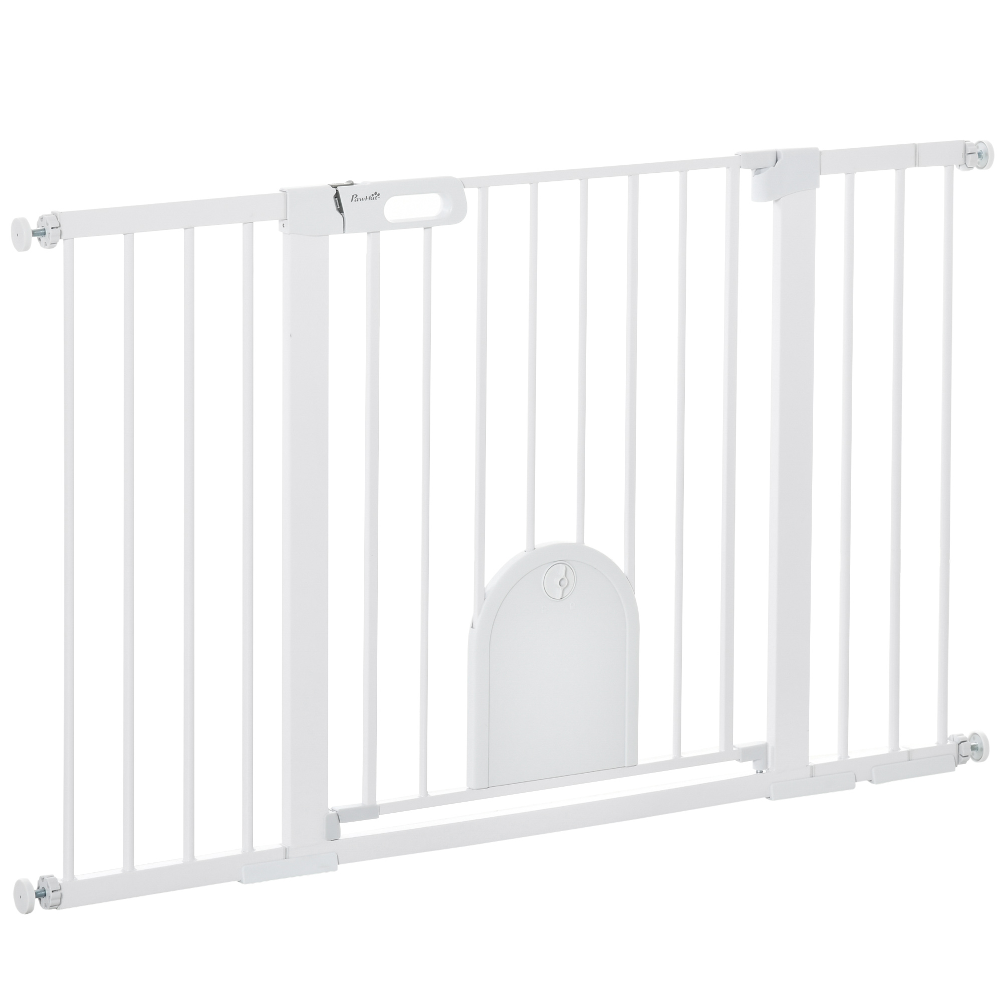 PawHut Poartă Extensibilă pentru Câini cu Ușă Autoînchidere Metal/ABS 75-131x76cm Siguranță Animale | Aosom Romania PawHut Poartă Extensibilă pentru Câini cu Ușă Autoînchidere Metal/ABS 75-131x76cm Siguranță Animale | Aosom Romania