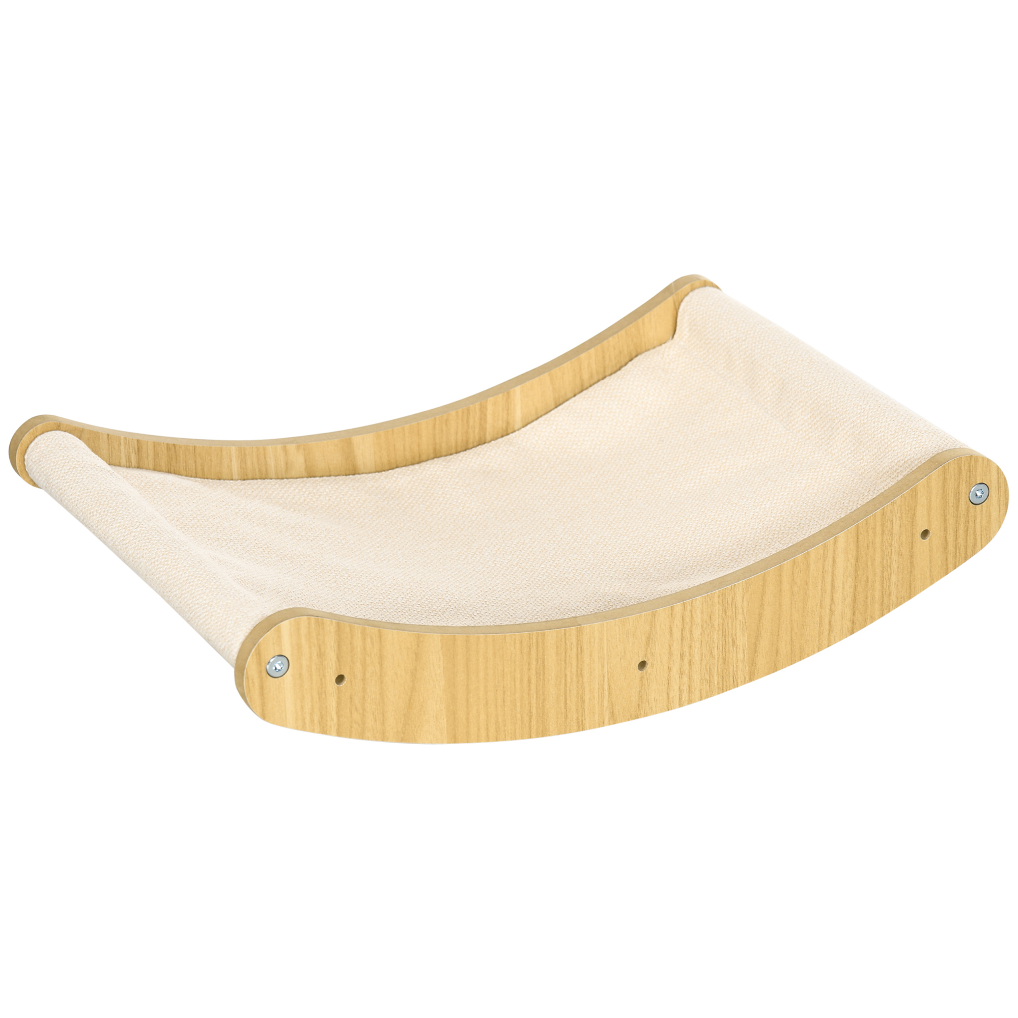 PawHut Raft Montat pe Perete pentru Pisici din PAL și Pânză, Design Modern Culoare Stejar, 44.5x33x9 cm | Aosom Romania PawHut Raft Montat pe Perete pentru Pisici din PAL și Pânză, Design Modern Culoare Stejar, 44.5x33x9 cm | Aosom Romania