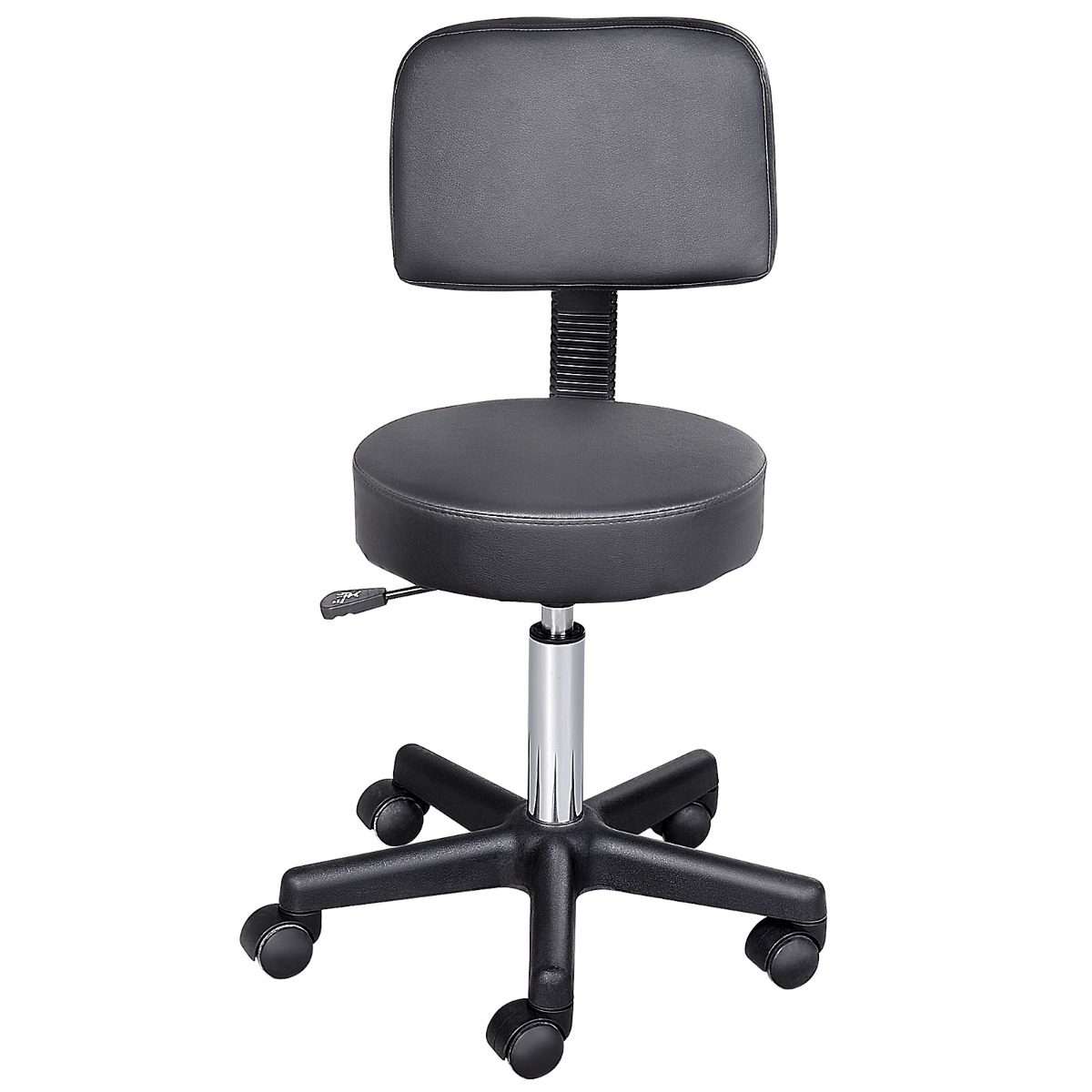 Scaun de Birou HOMCOM Rotativ, Ergonomic, Înălțime Ajustabilă, Piele Sintetică, 35x42-54cm, Negru | Aosom Romania Scaun de Birou HOMCOM Rotativ, Ergonomic, Înălțime Ajustabilă, Piele Sintetică, 35x42-54cm, Negru | Aosom Romania