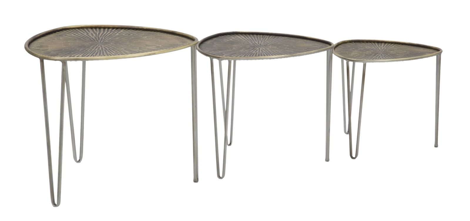 Mauro Ferretti Masuta de cafea DELHI set din 3 bucati CM Ø 53,5X54X47-45,5X46X41-38X38X35 Mauro Ferretti Masuta de cafea DELHI set din 3 bucati CM Ø 53,5X54X47-45,5X46X41-38X38X35