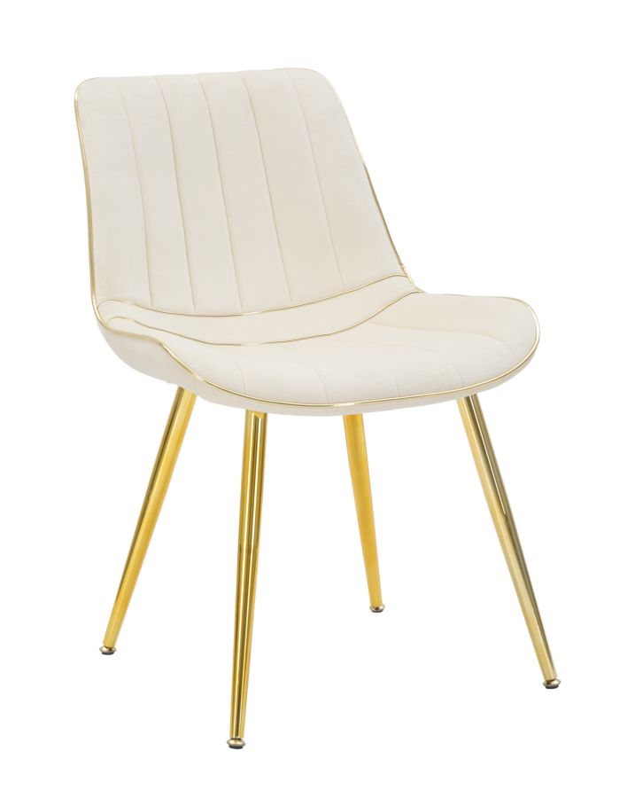 Mauro Ferretti SCAUN PARIS CREM/AURIU SET 2 BUC CM 51X59X79 Mauro Ferretti SCAUN PARIS CREM/AURIU SET 2 BUC CM 51X59X79