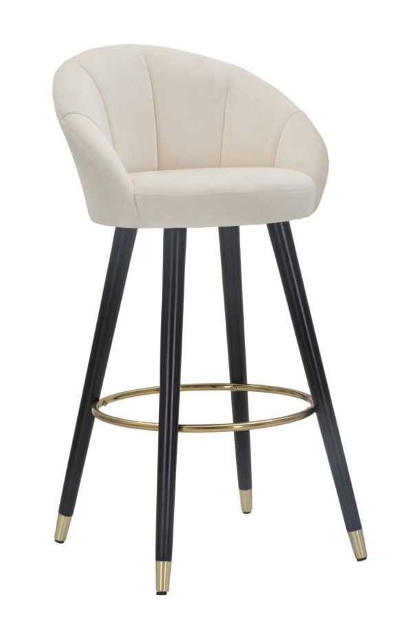 Mauro Ferretti Scaun Pentru Bar Prague Crem Cm 55X56X104 Mauro Ferretti Scaun Pentru Bar Prague Crem Cm 55X56X104